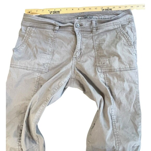 prAna Adira Knickers Gray Hiking Cargo Shorts Size 12 Style# W41180433 Gorpcore - Picture 8 of 10